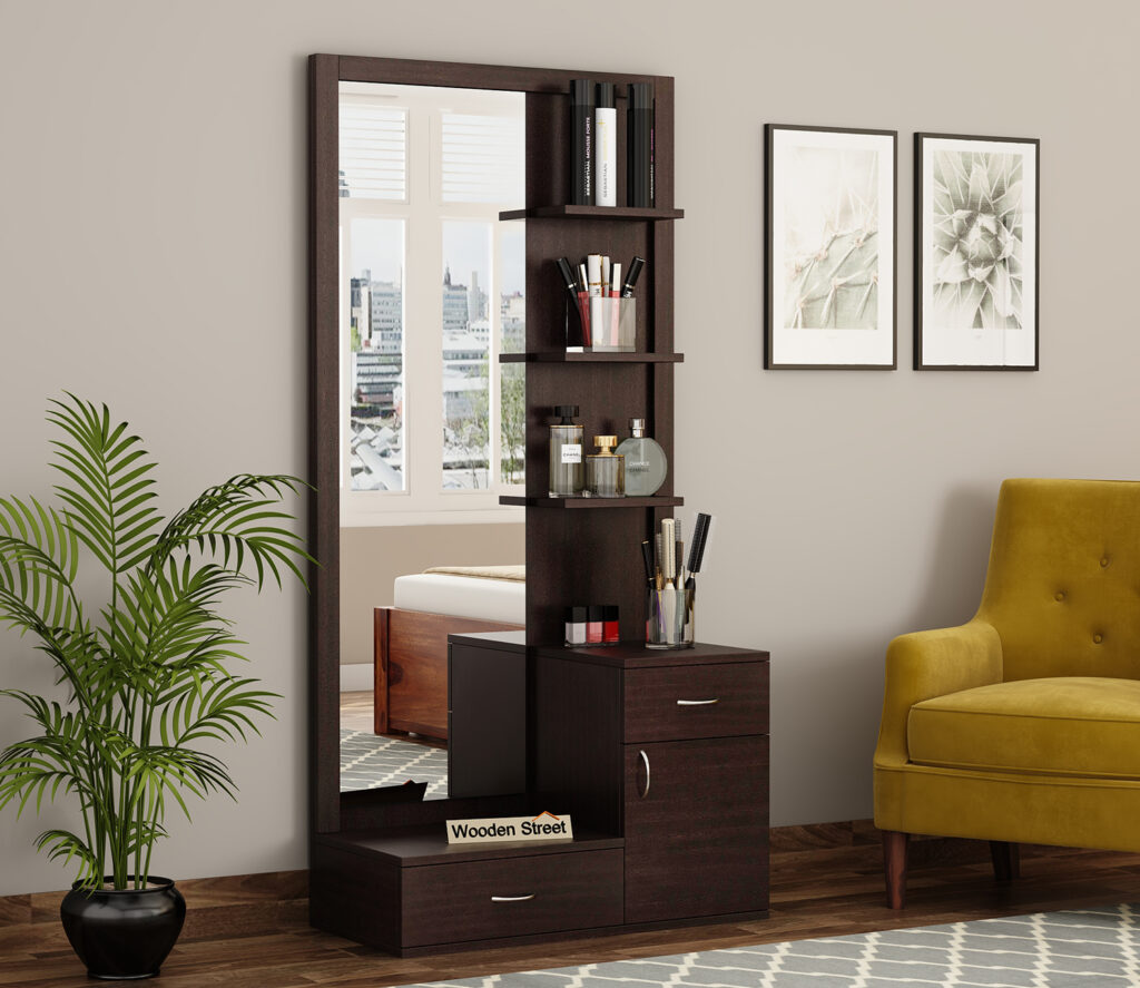 wooden dressing table